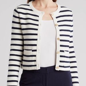 Jessica Simpson Nautical Striped Cardigan